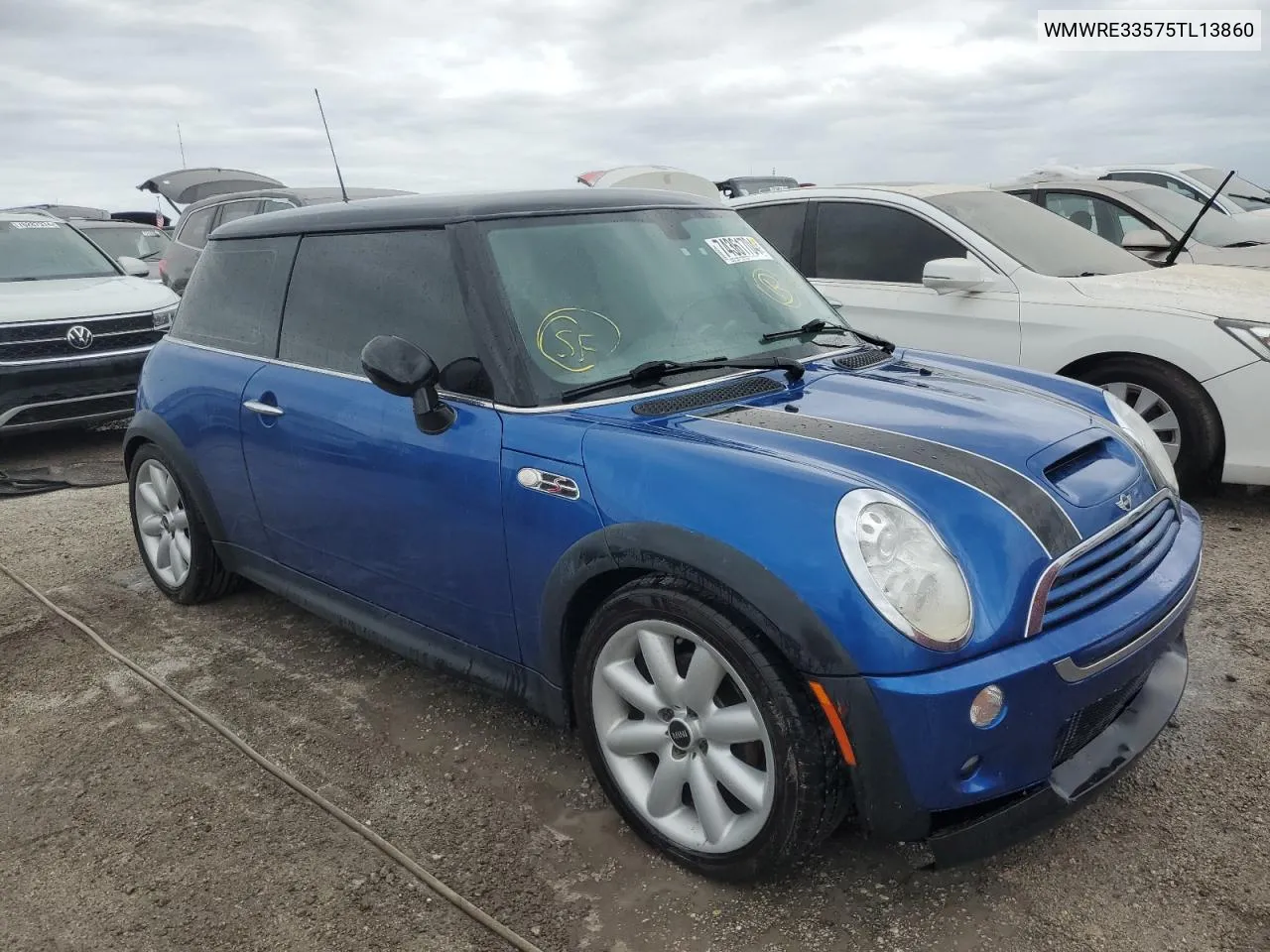 2005 Mini Cooper S VIN: WMWRE33575TL13860 Lot: 74361704