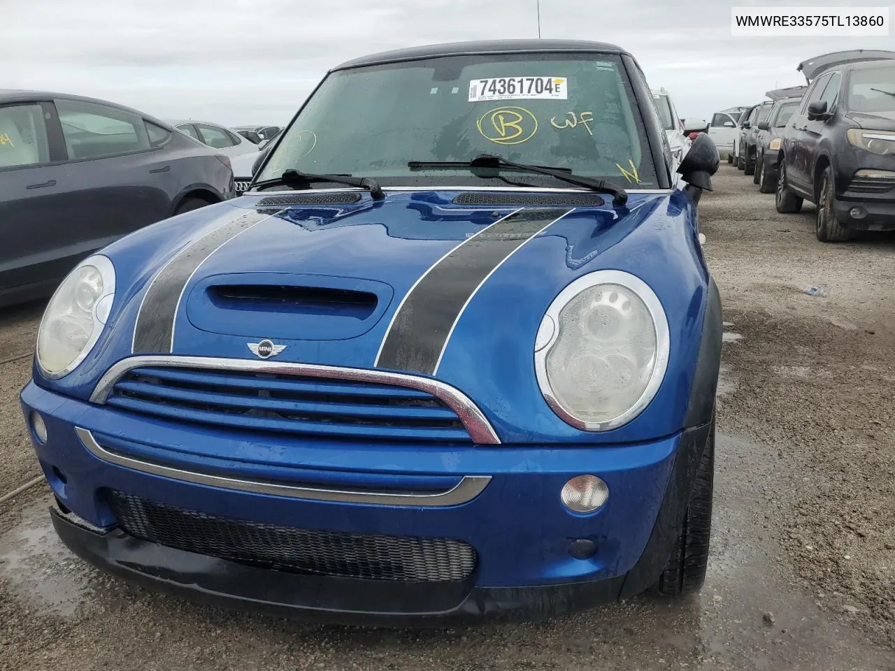 2005 Mini Cooper S VIN: WMWRE33575TL13860 Lot: 74361704