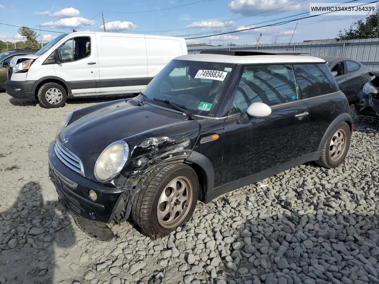 2005 Mini Cooper VIN: WMWRC334X5TJ64339 Lot: 74998834