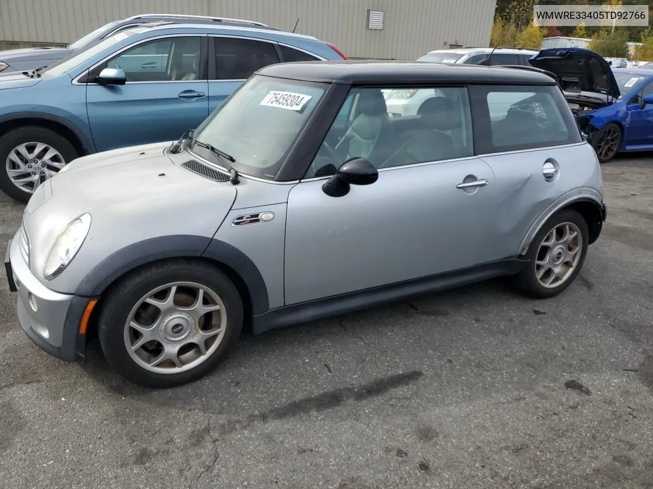 2005 Mini Cooper S VIN: WMWRE33405TD92766 Lot: 75459304