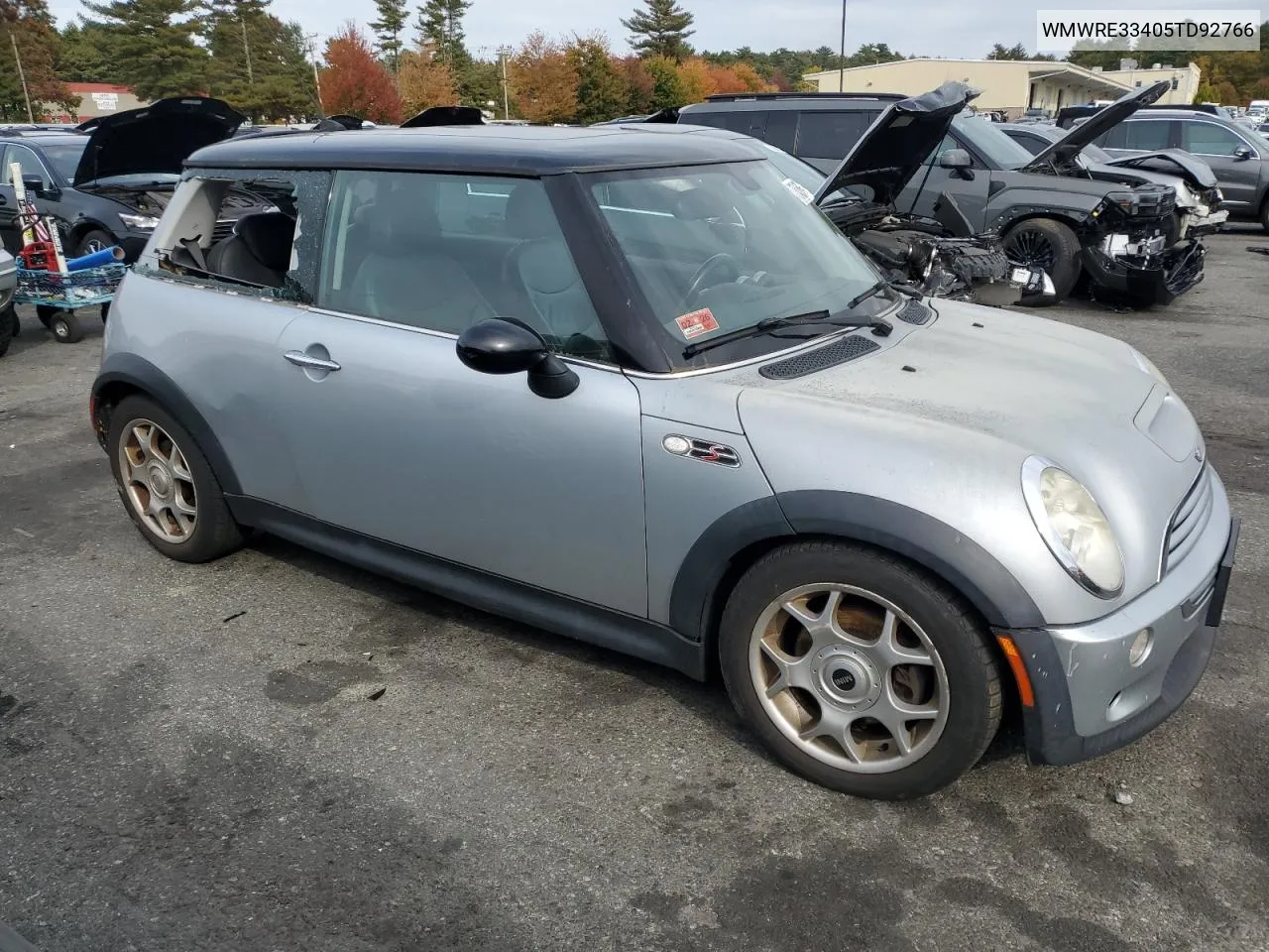 2005 Mini Cooper S VIN: WMWRE33405TD92766 Lot: 75459304