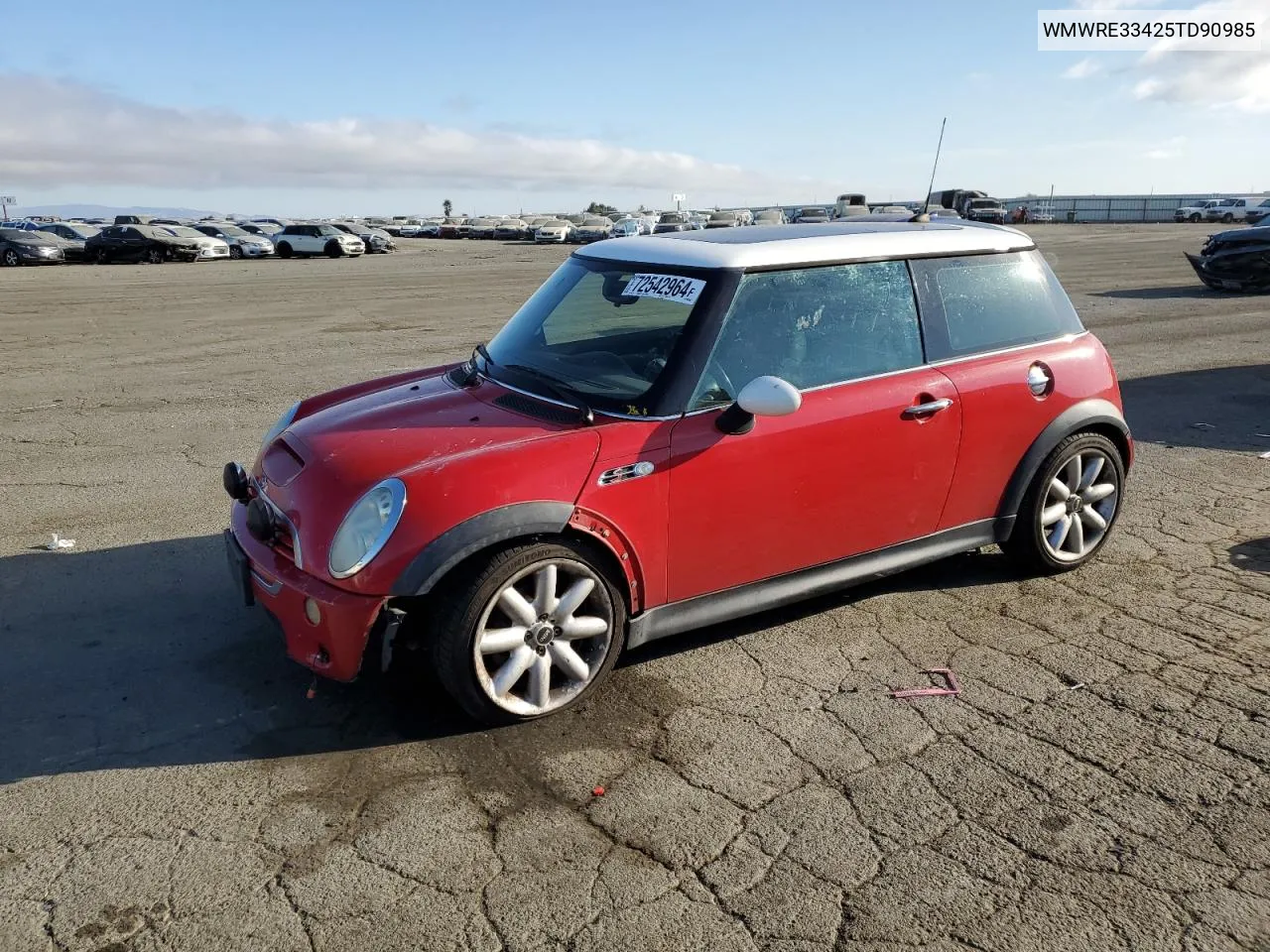 2005 Mini Cooper S VIN: WMWRE33425TD90985 Lot: 76413814