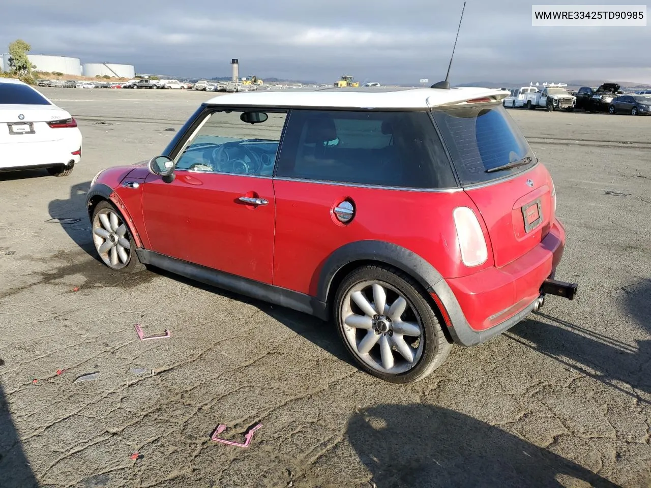 2005 Mini Cooper S VIN: WMWRE33425TD90985 Lot: 76413814