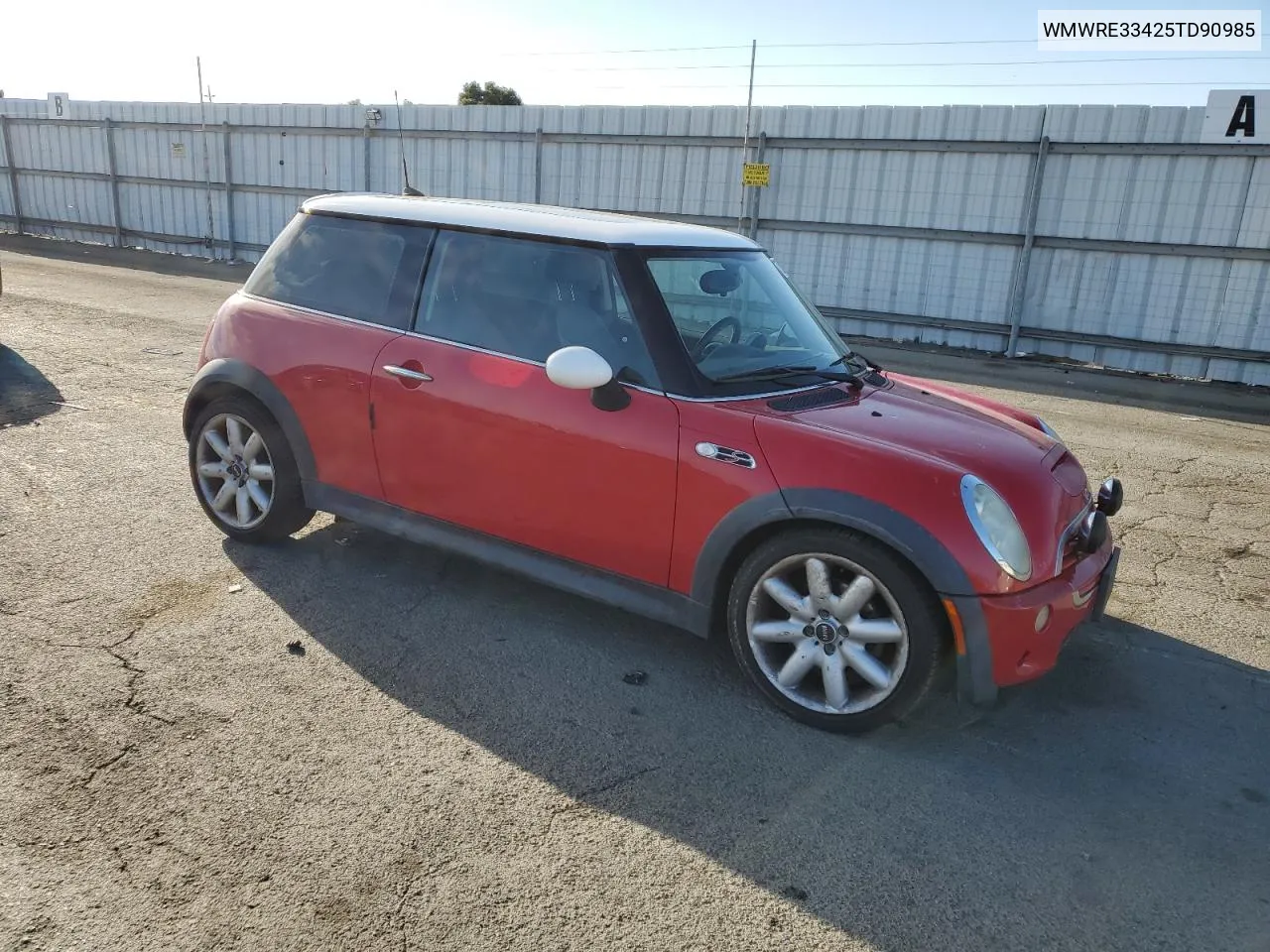 2005 Mini Cooper S VIN: WMWRE33425TD90985 Lot: 76413814