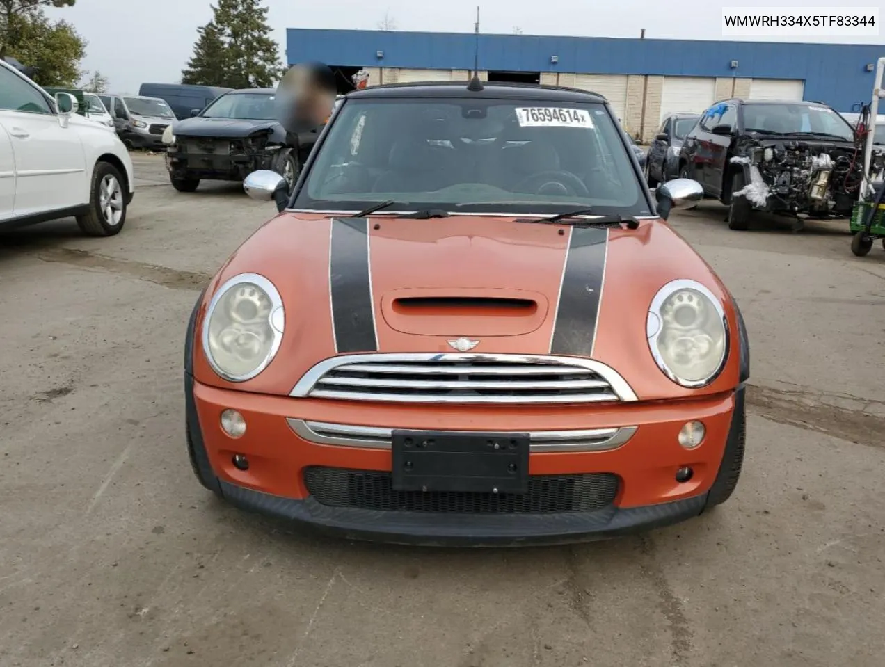 2005 Mini Cooper S VIN: WMWRH334X5TF83344 Lot: 76594614