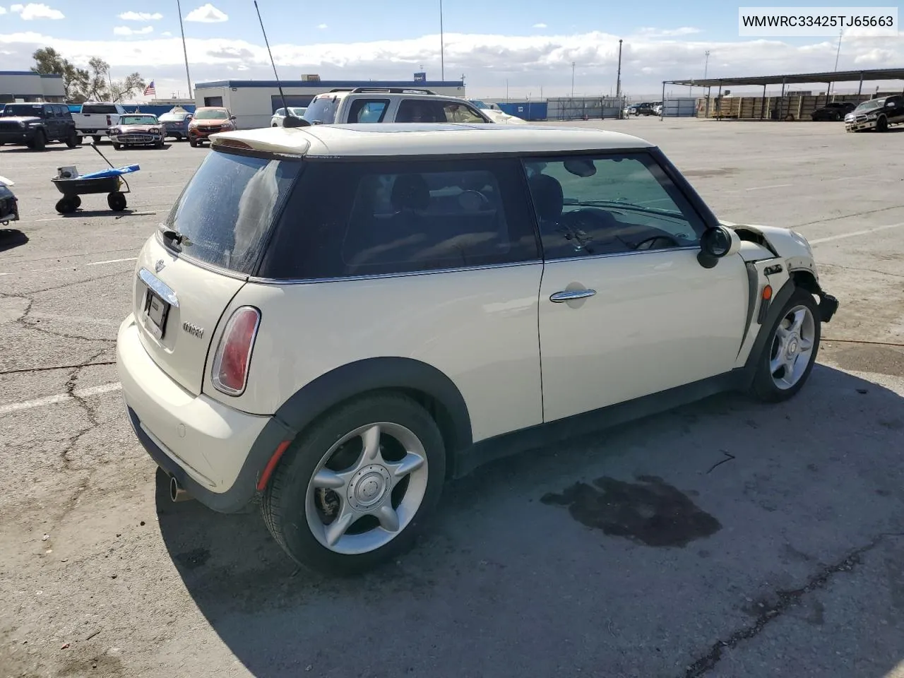 2005 Mini Cooper VIN: WMWRC33425TJ65663 Lot: 79240894