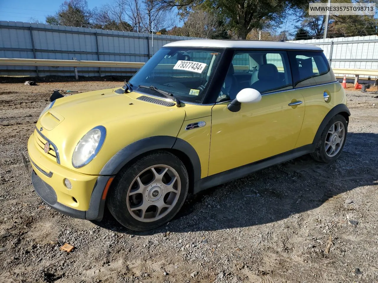 2005 Mini Cooper S VIN: WMWRE33575TG98713 Lot: 79377434