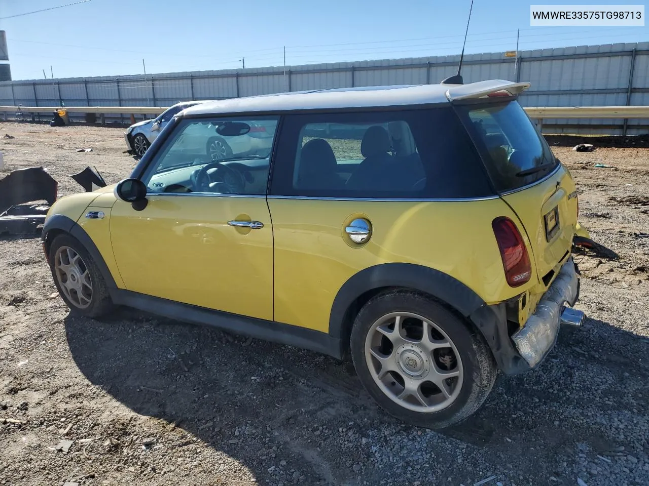 2005 Mini Cooper S VIN: WMWRE33575TG98713 Lot: 79377434