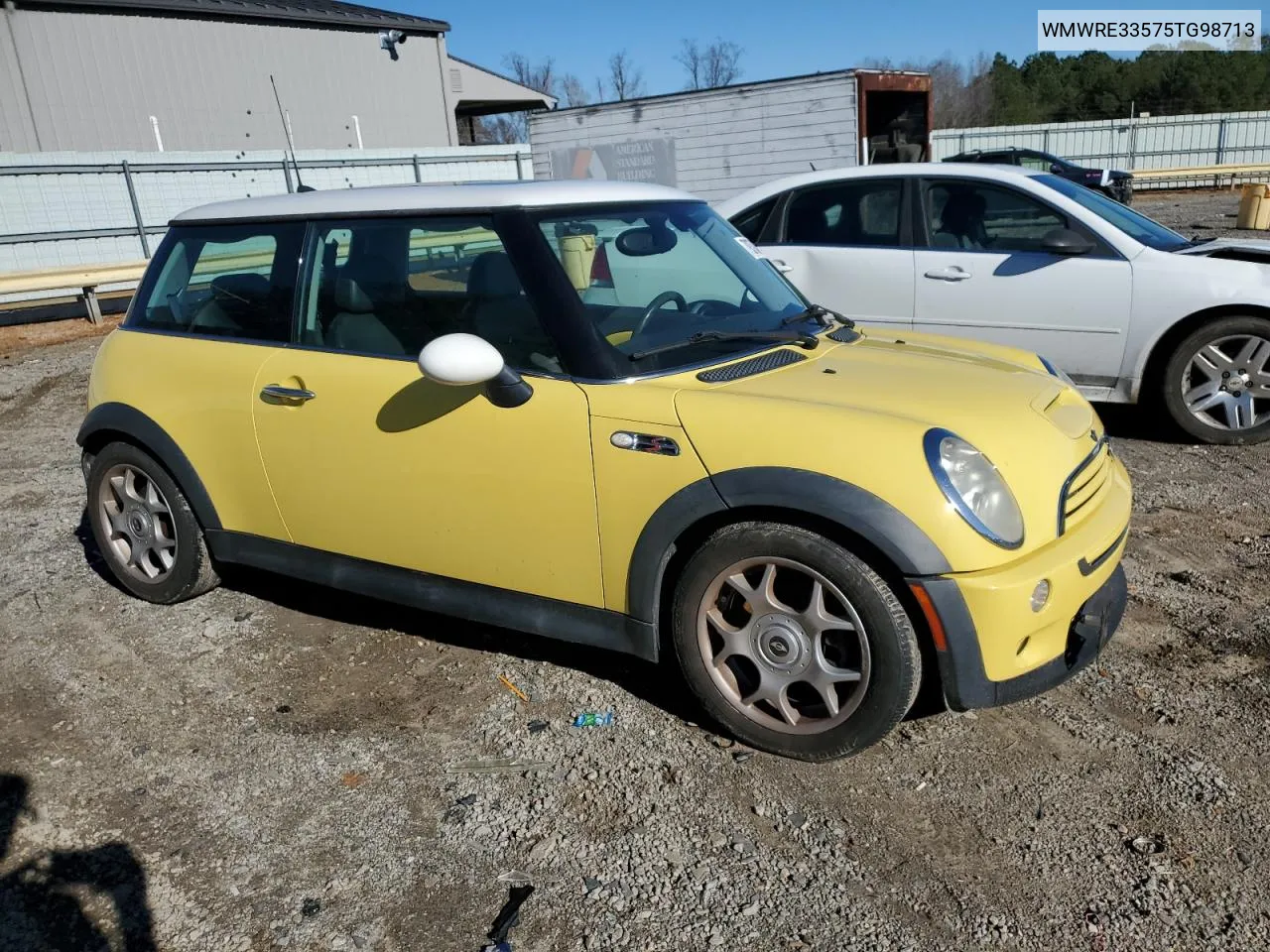 2005 Mini Cooper S VIN: WMWRE33575TG98713 Lot: 79377434