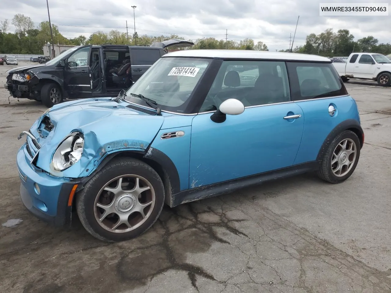 2005 Mini Cooper S VIN: WMWRE33455TD90463 Lot: 79728474