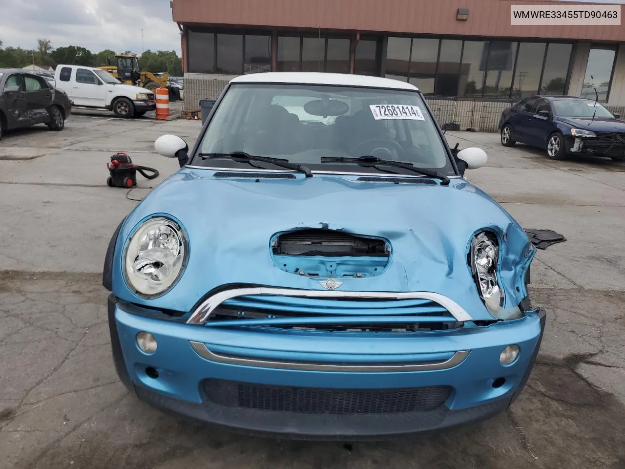 2005 Mini Cooper S VIN: WMWRE33455TD90463 Lot: 79728474