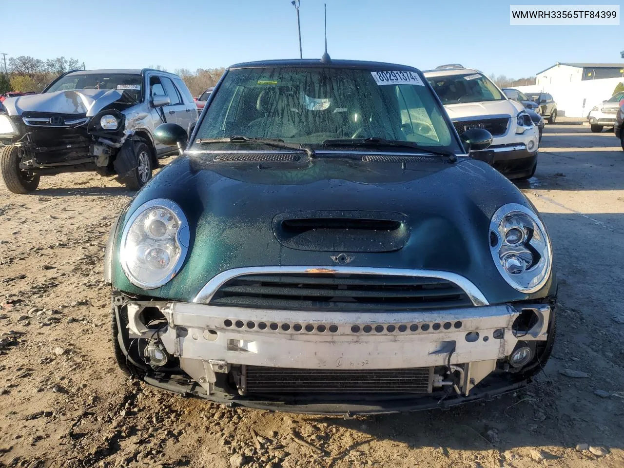 2005 Mini Cooper S VIN: WMWRH33565TF84399 Lot: 80291374