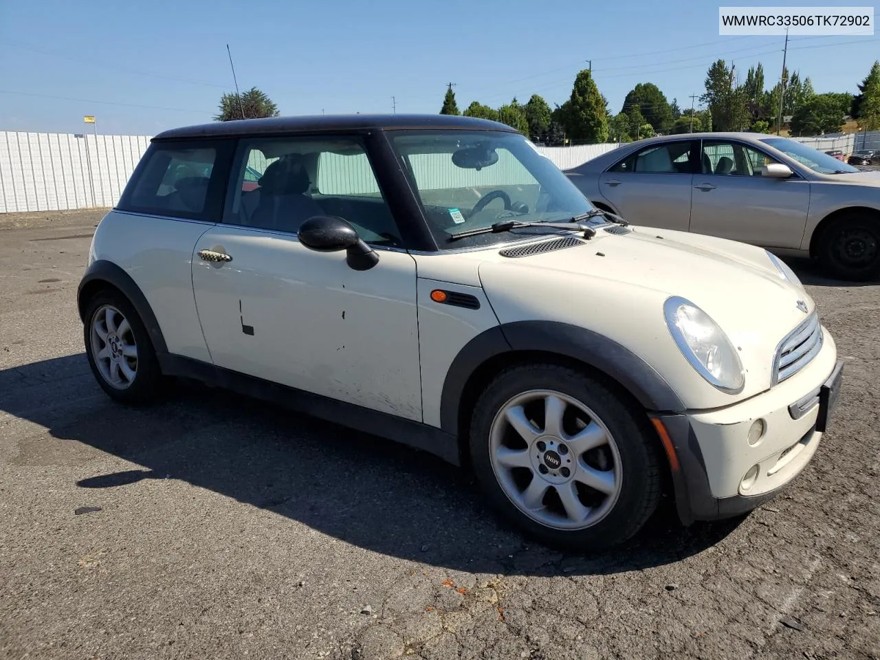 2006 Mini Cooper VIN: WMWRC33506TK72902 Lot: 66052924