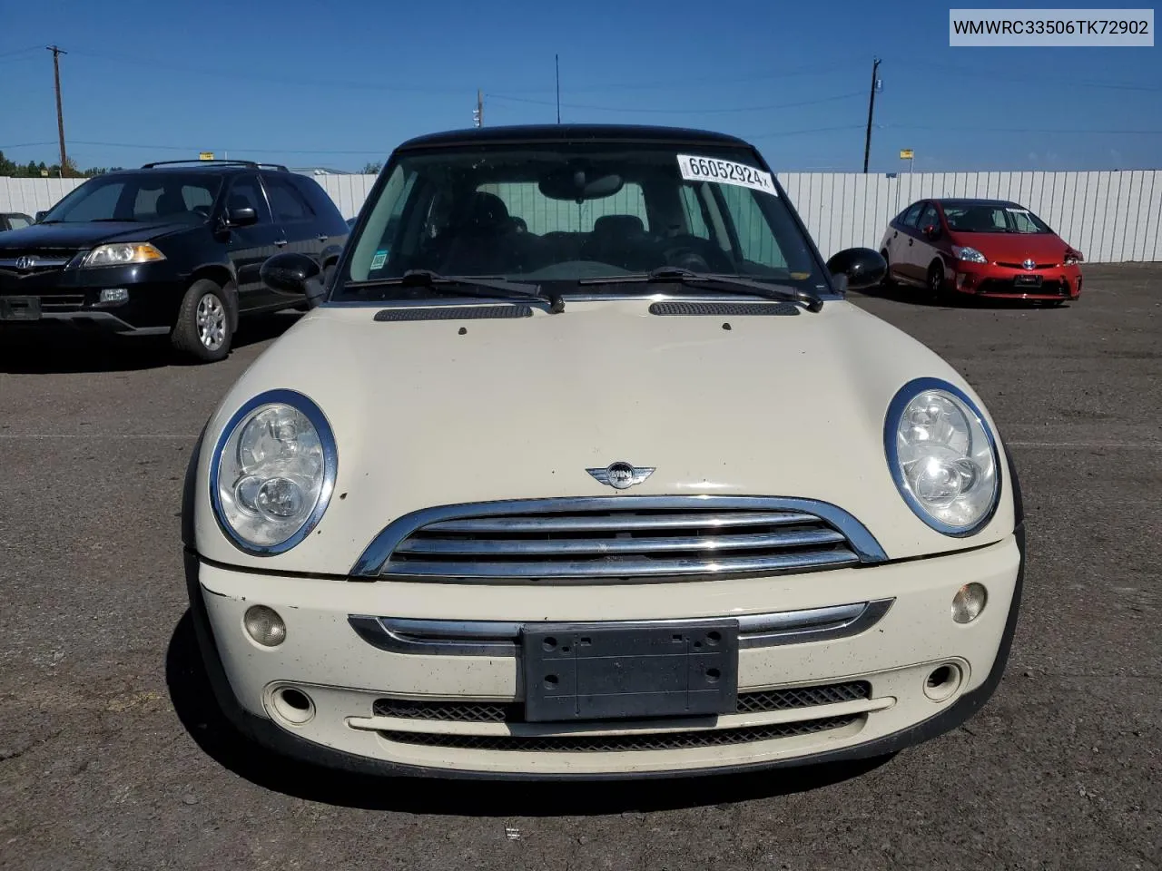 2006 Mini Cooper VIN: WMWRC33506TK72902 Lot: 66052924