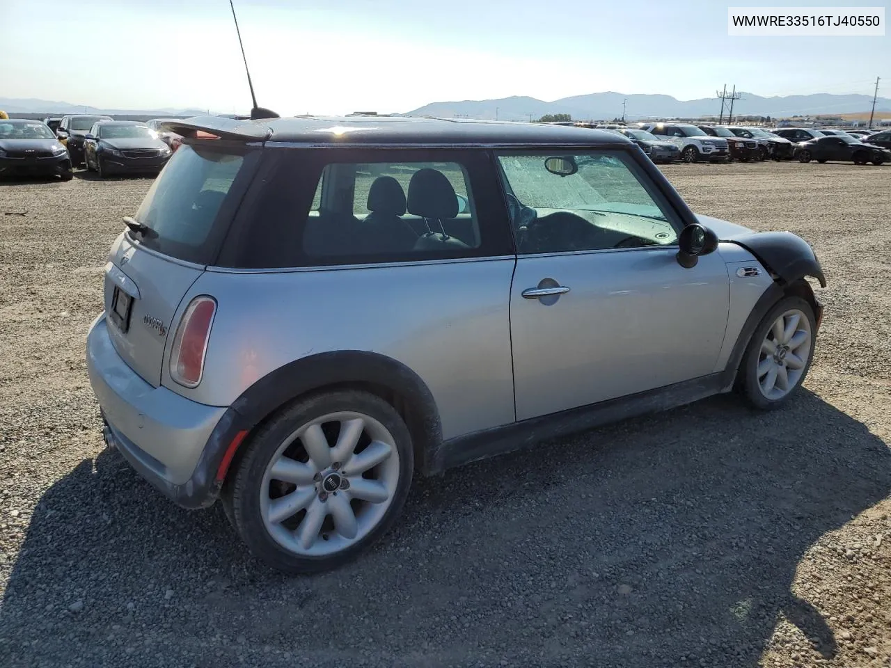 2006 Mini Cooper S VIN: WMWRE33516TJ40550 Lot: 68165494