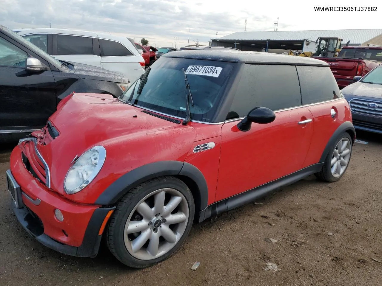 2006 Mini Cooper S VIN: WMWRE33506TJ37882 Lot: 69671034