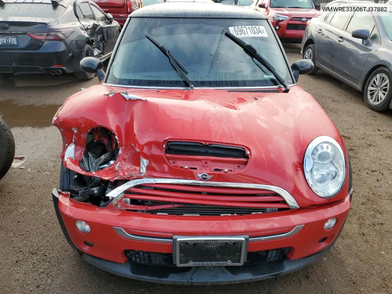 2006 Mini Cooper S VIN: WMWRE33506TJ37882 Lot: 69671034