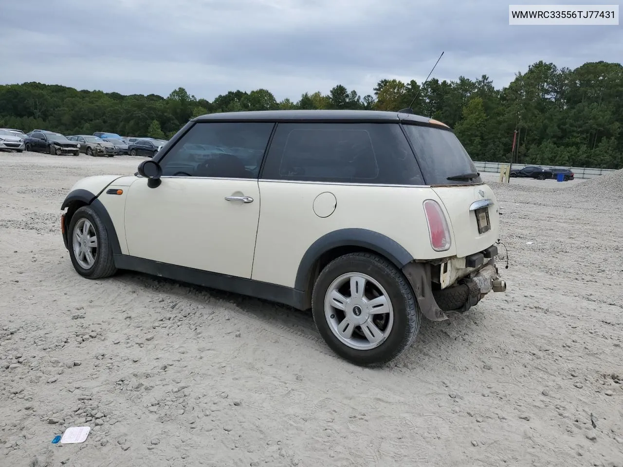 2006 Mini Cooper VIN: WMWRC33556TJ77431 Lot: 70302704