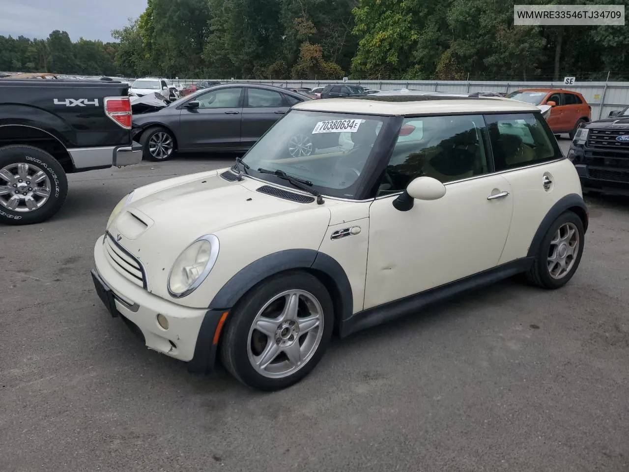 2006 Mini Cooper S VIN: WMWRE33546TJ34709 Lot: 70380634