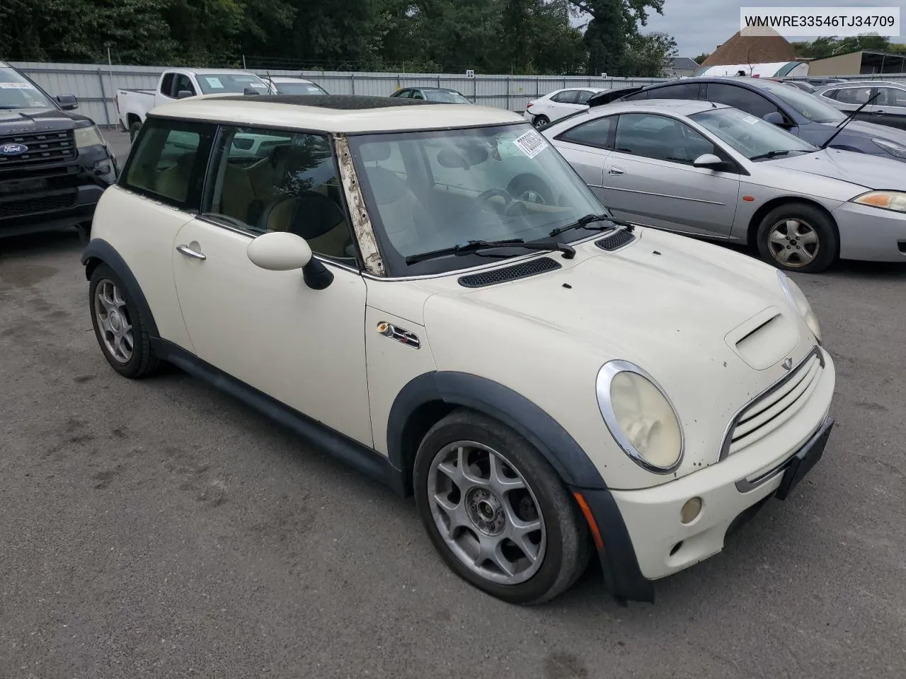 2006 Mini Cooper S VIN: WMWRE33546TJ34709 Lot: 70380634