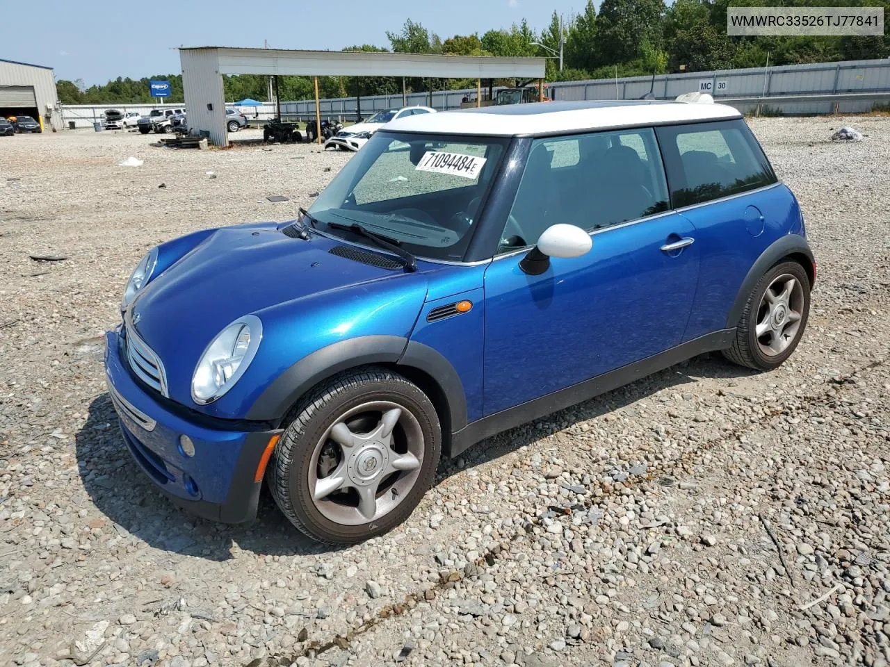 2006 Mini Cooper VIN: WMWRC33526TJ77841 Lot: 71094484