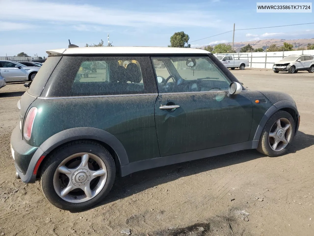 2006 Mini Cooper VIN: WMWRC33586TK71724 Lot: 72052674