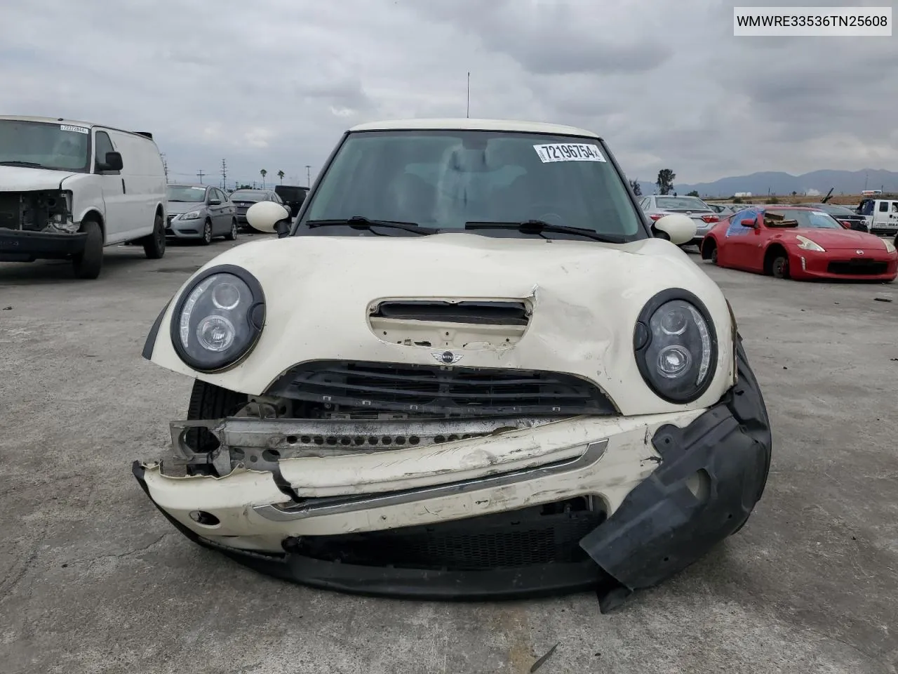 2006 Mini Cooper S VIN: WMWRE33536TN25608 Lot: 72196754