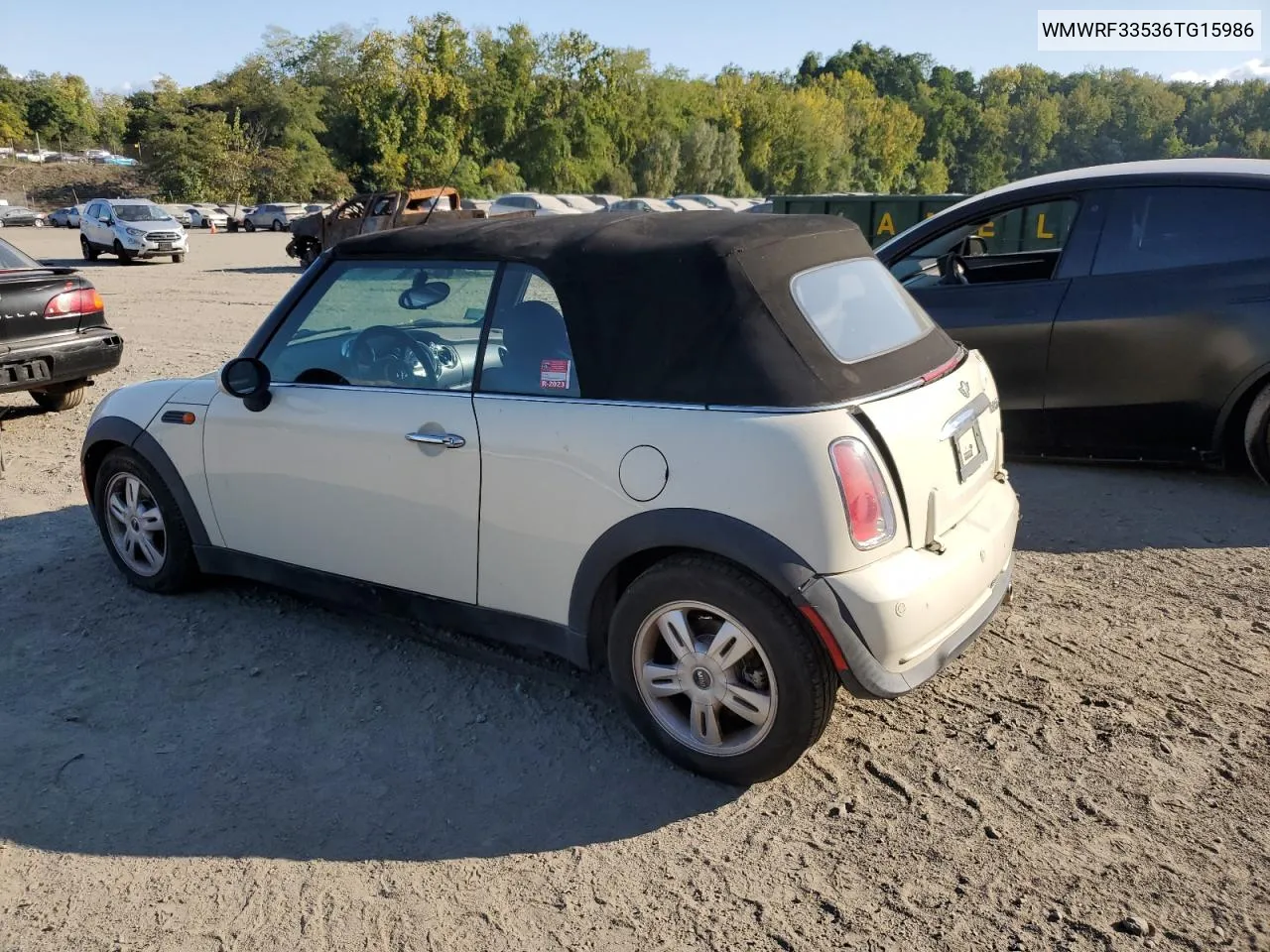 2006 Mini Cooper VIN: WMWRF33536TG15986 Lot: 72738074