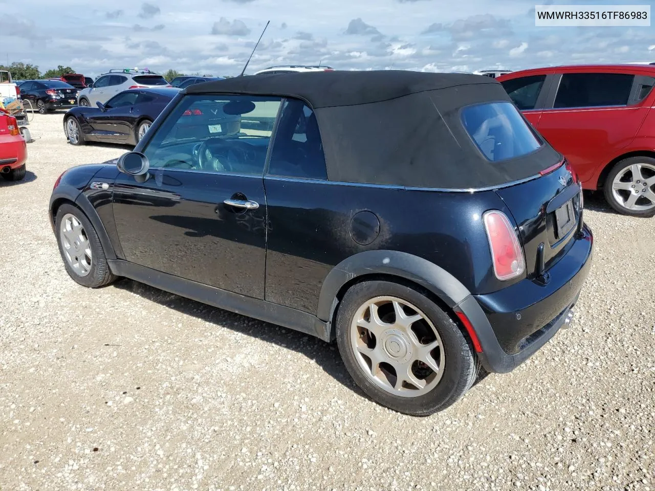 2006 Mini Cooper S VIN: WMWRH33516TF86983 Lot: 73949204