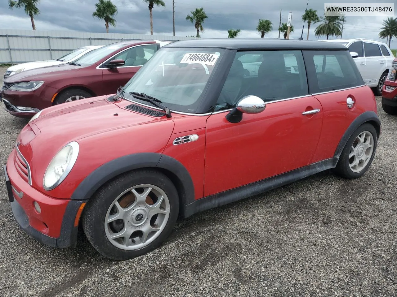 2006 Mini Cooper S VIN: WMWRE33506TJ48476 Lot: 74864684