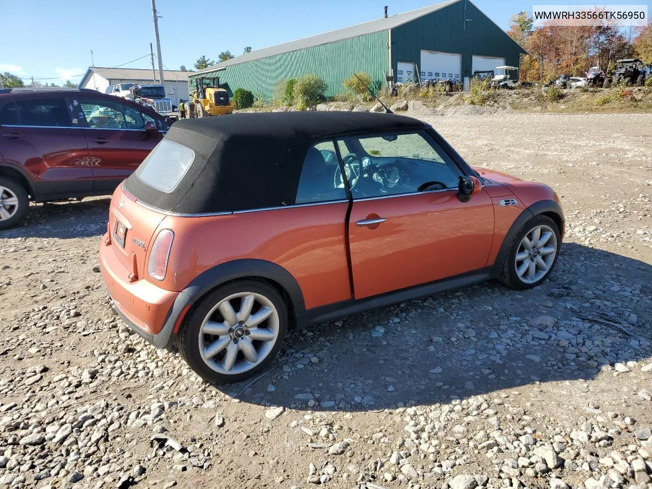 2006 Mini Cooper S VIN: WMWRH33566TK56950 Lot: 75272424