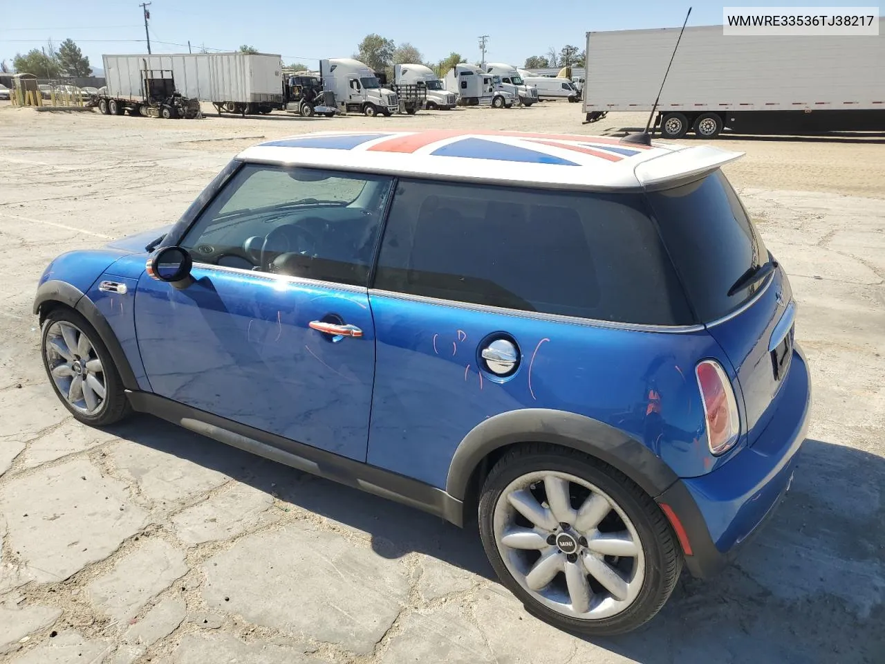 2006 Mini Cooper S VIN: WMWRE33536TJ38217 Lot: 75949014