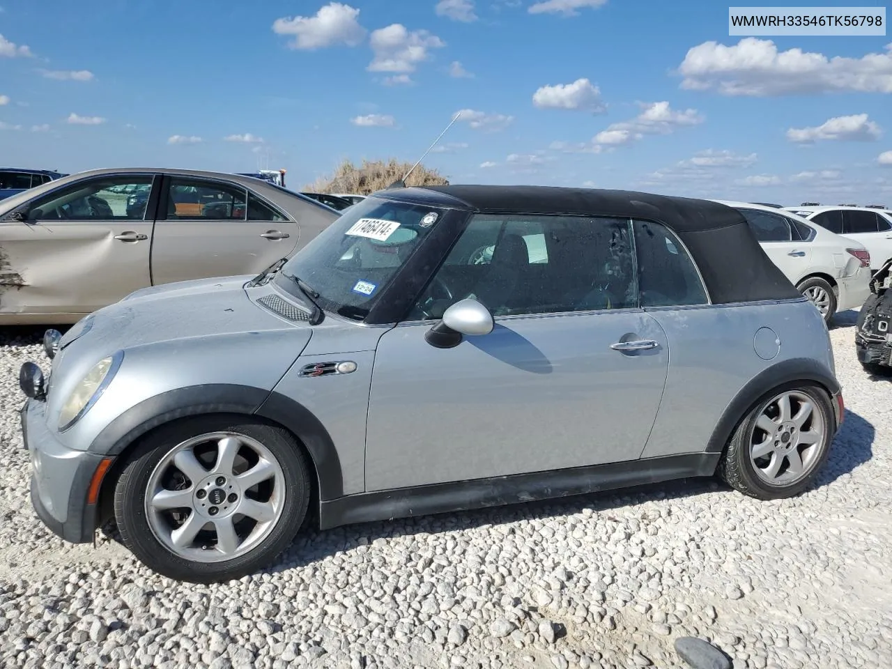 2006 Mini Cooper S VIN: WMWRH33546TK56798 Lot: 77466414