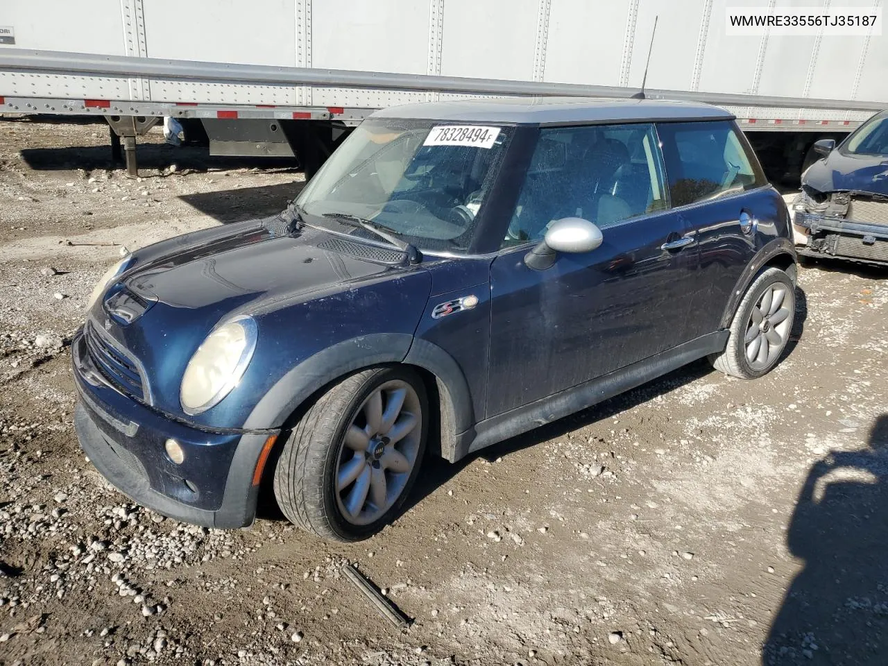 2006 Mini Cooper S VIN: WMWRE33556TJ35187 Lot: 78328494