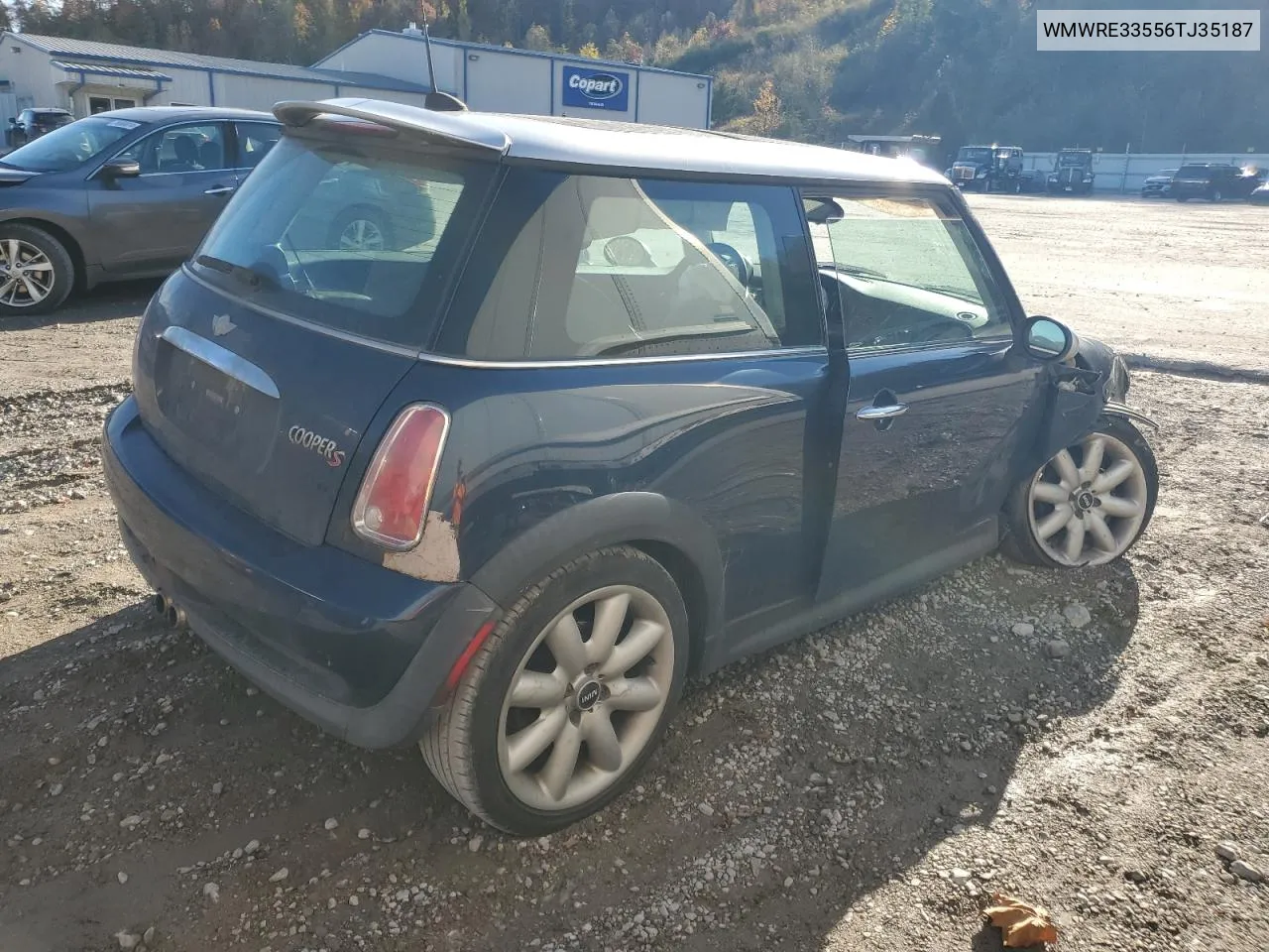 2006 Mini Cooper S VIN: WMWRE33556TJ35187 Lot: 78328494