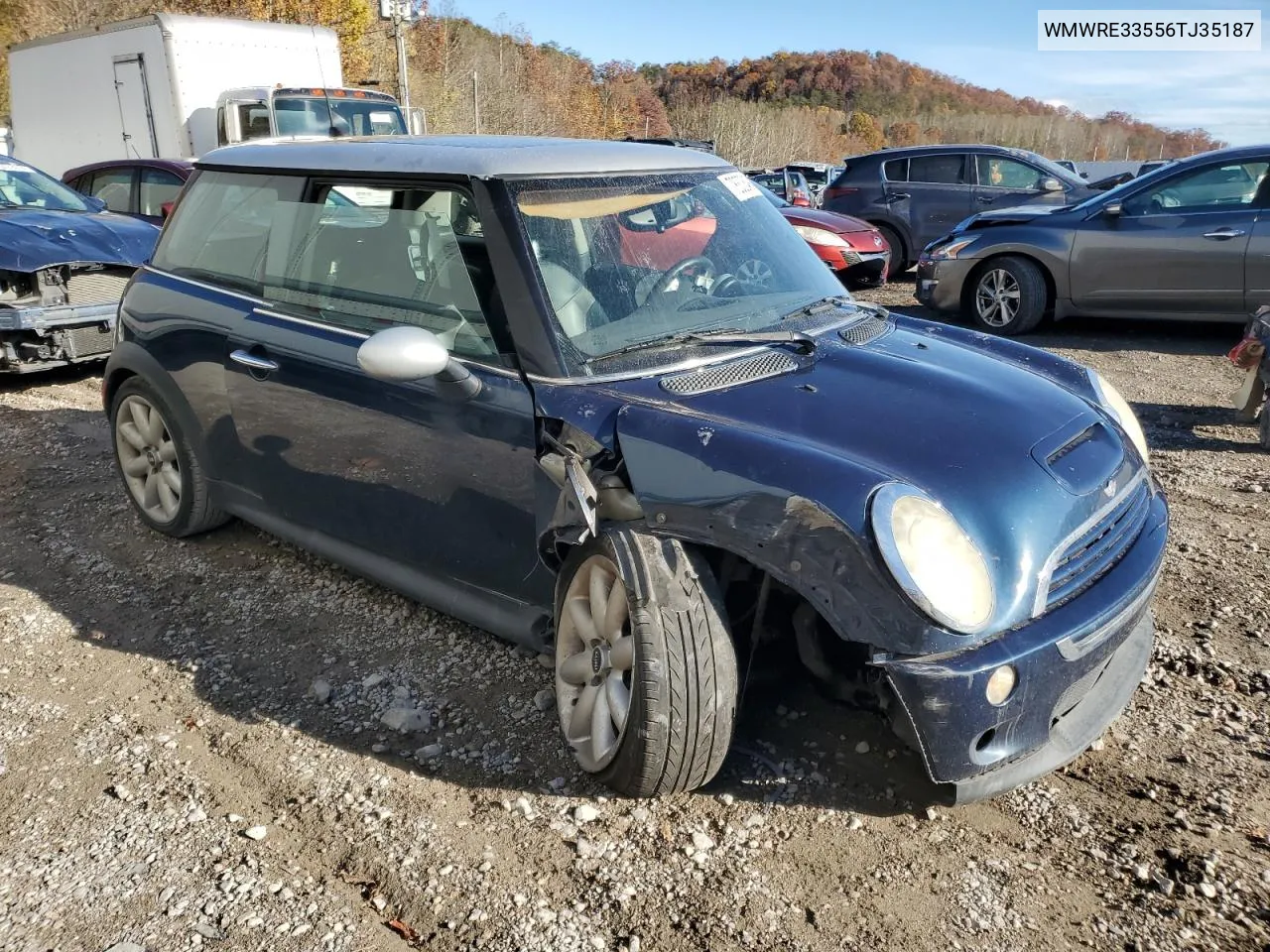 2006 Mini Cooper S VIN: WMWRE33556TJ35187 Lot: 78328494