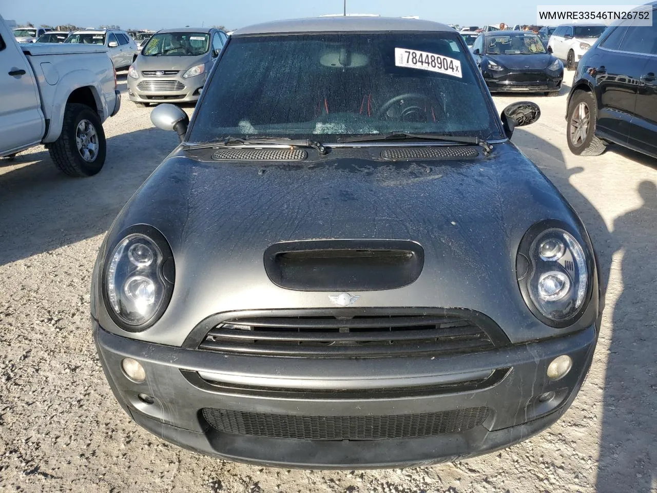 2006 Mini Cooper S VIN: WMWRE33546TN26752 Lot: 78448904