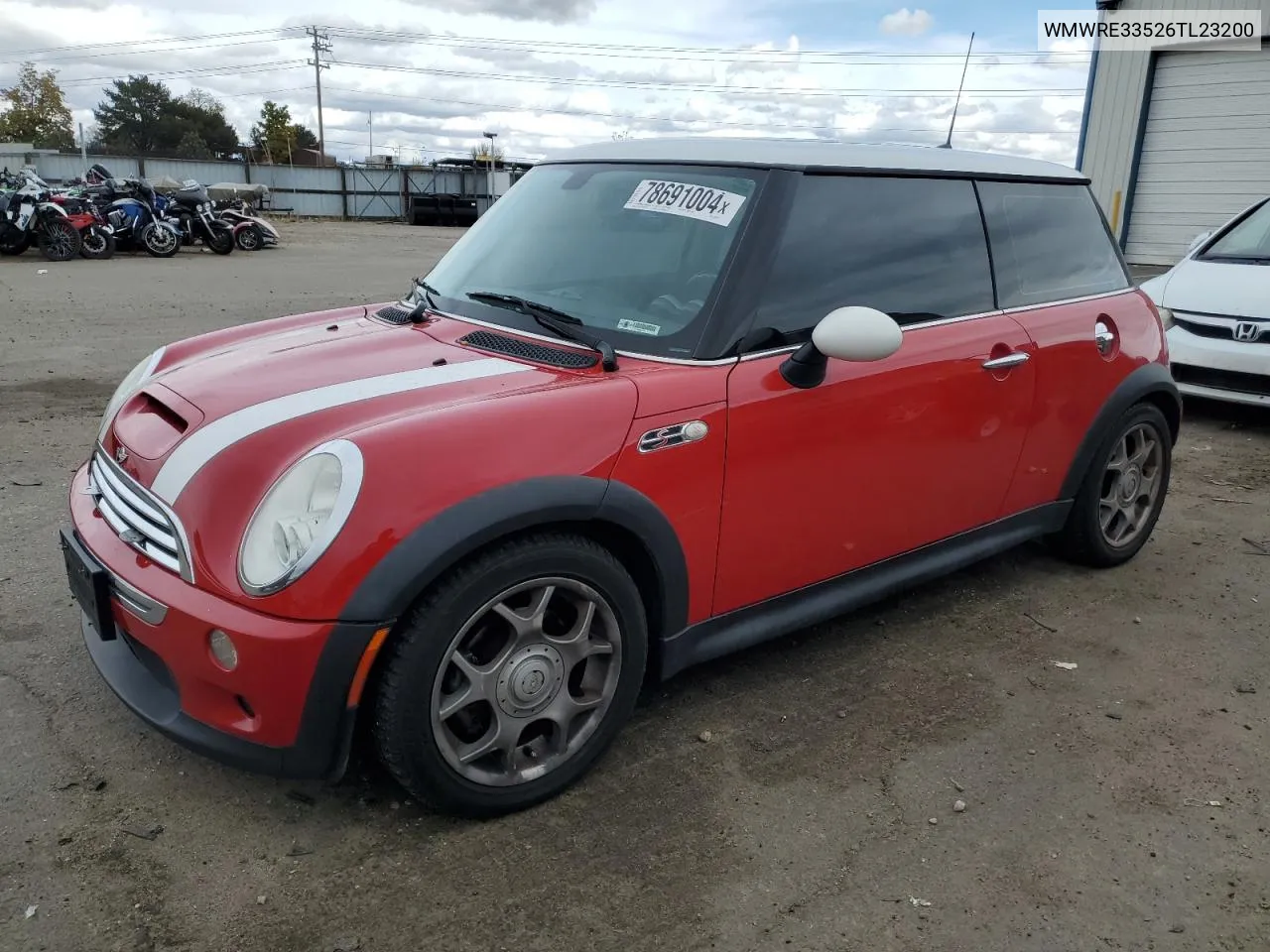 2006 Mini Cooper S VIN: WMWRE33526TL23200 Lot: 78691004