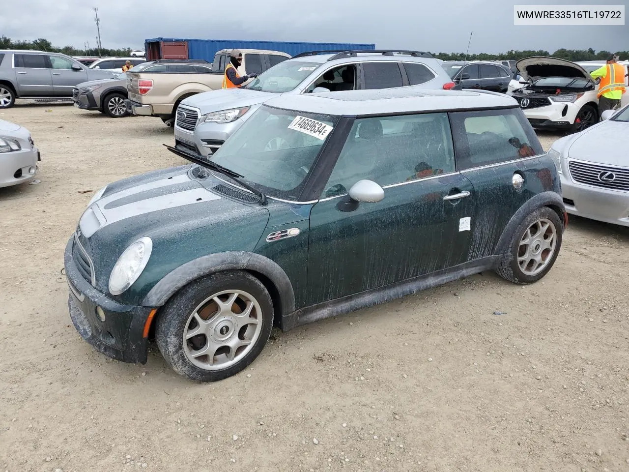 2006 Mini Cooper S VIN: WMWRE33516TL19722 Lot: 79487734