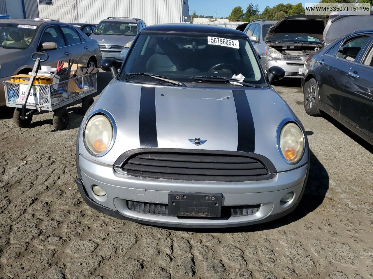 2007 Mini Cooper VIN: WMWMF33507TT51196 Lot: 56796054