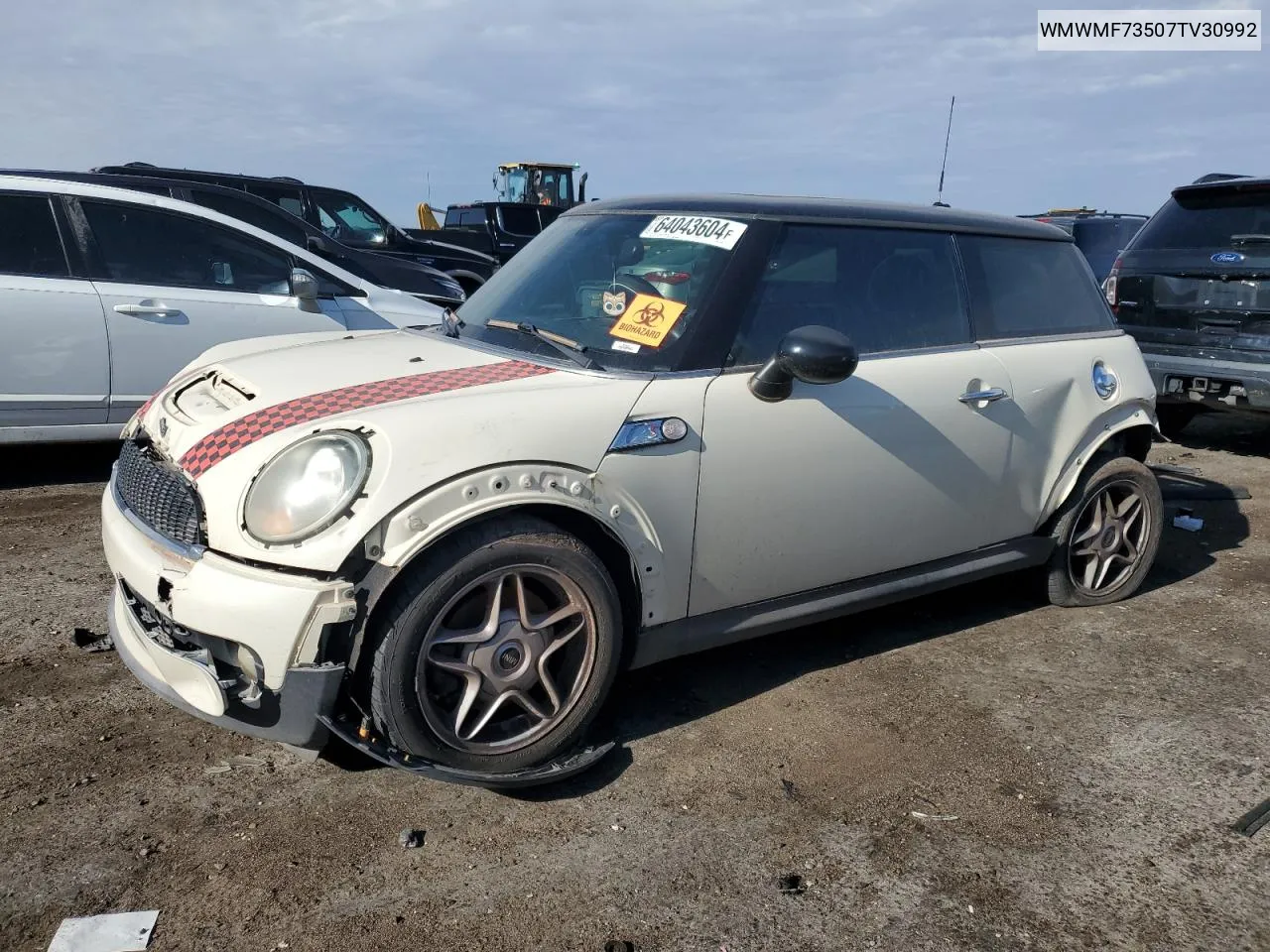 2007 Mini Cooper S VIN: WMWMF73507TV30992 Lot: 64043604