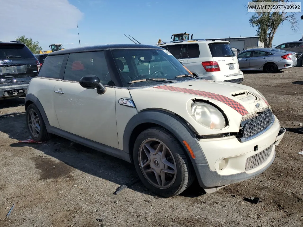 2007 Mini Cooper S VIN: WMWMF73507TV30992 Lot: 64043604