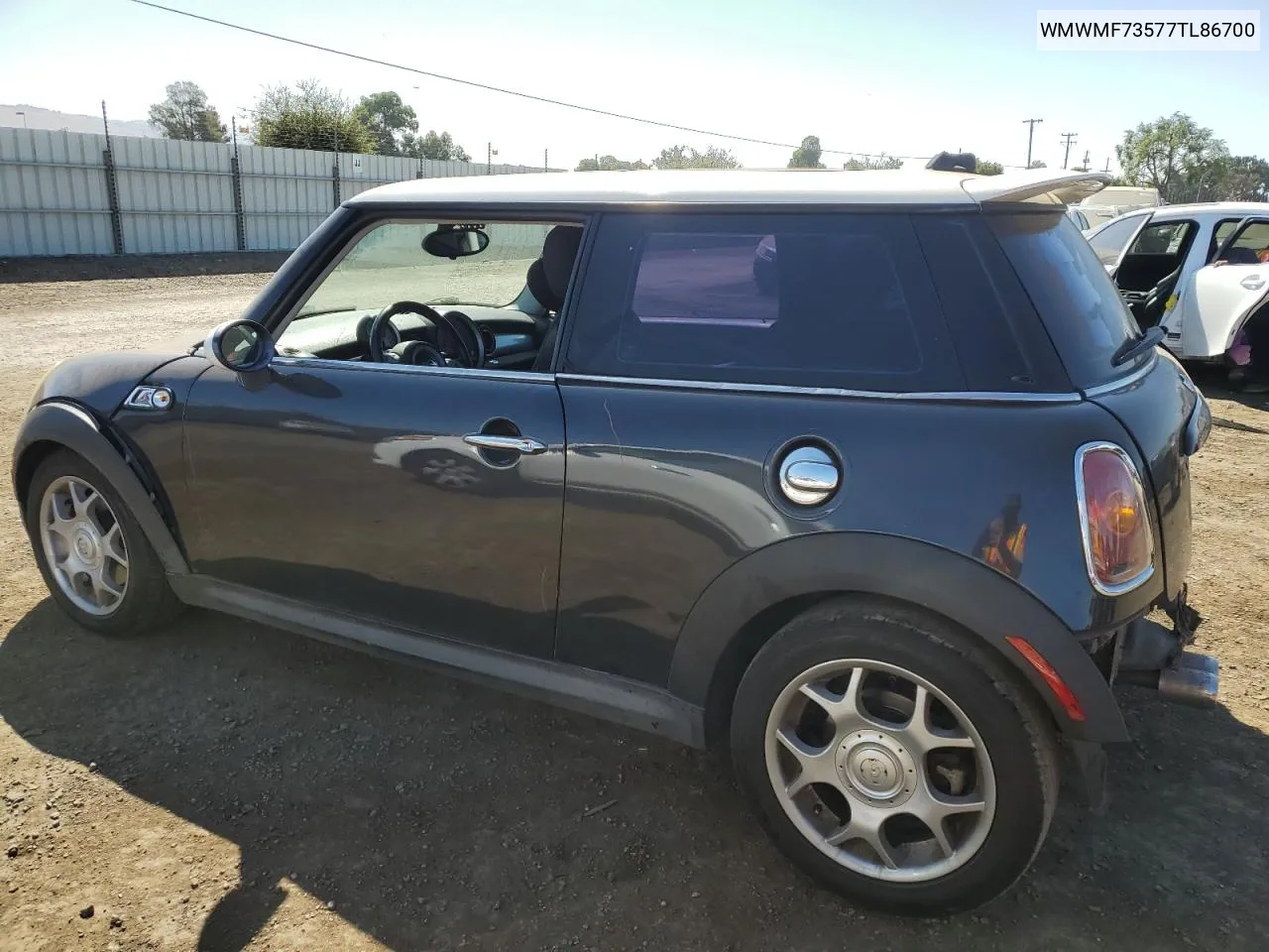 2007 Mini Cooper S VIN: WMWMF73577TL86700 Lot: 66778684