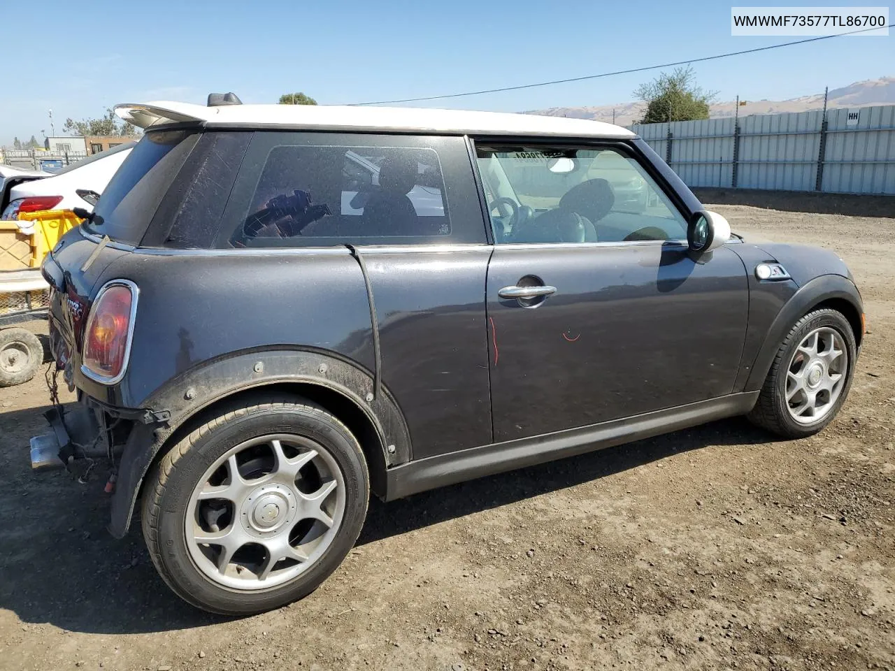 2007 Mini Cooper S VIN: WMWMF73577TL86700 Lot: 66778684