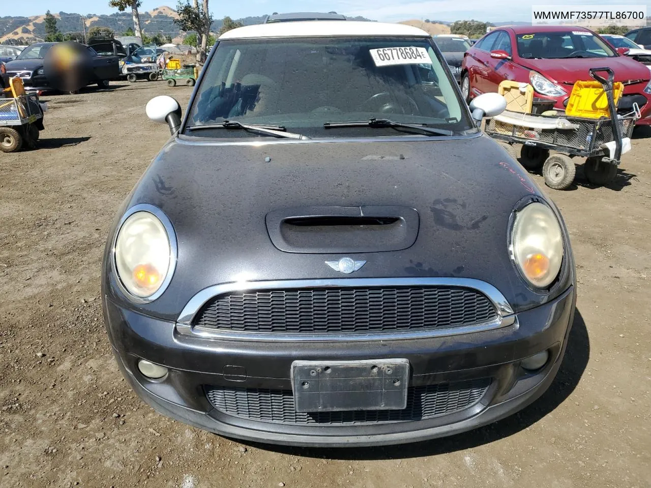 2007 Mini Cooper S VIN: WMWMF73577TL86700 Lot: 66778684