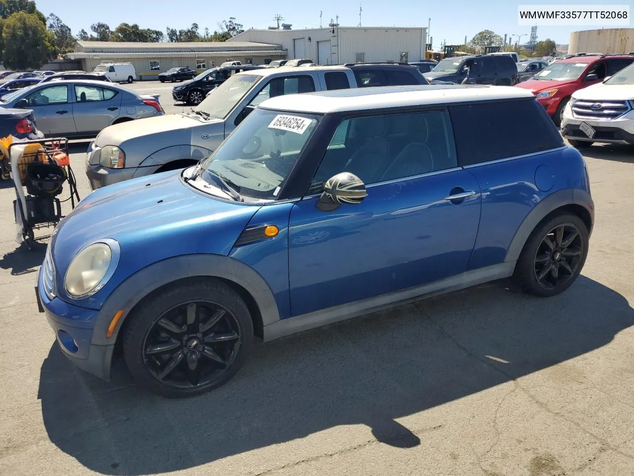 2007 Mini Cooper VIN: WMWMF33577TT52068 Lot: 69346254