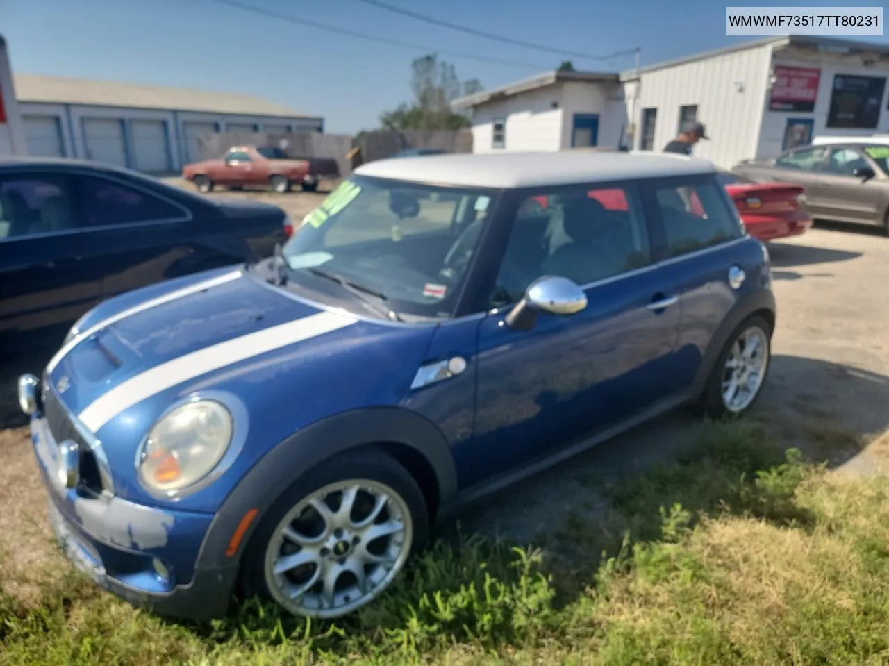 2007 Mini Cooper S VIN: WMWMF73517TT80231 Lot: 70872874