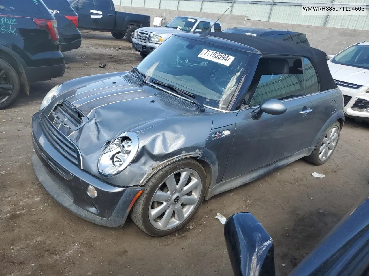 2007 Mini Cooper S VIN: WMWRH33507TL94503 Lot: 71193594