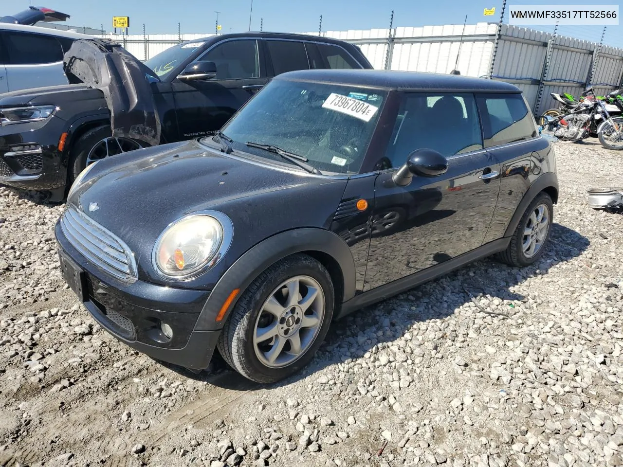 2007 Mini Cooper VIN: WMWMF33517TT52566 Lot: 73967804