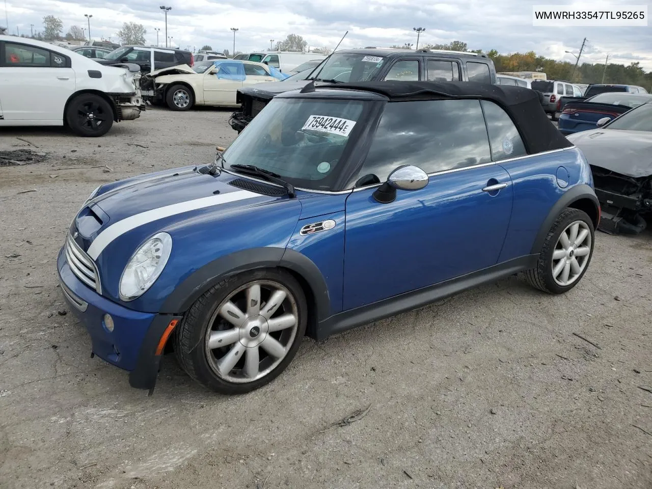 2007 Mini Cooper S VIN: WMWRH33547TL95265 Lot: 75942444